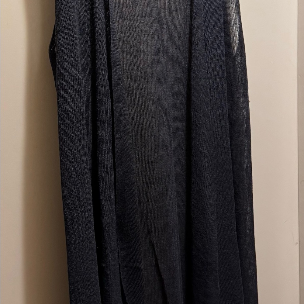 Eileen Fisher Black Tunic Vest